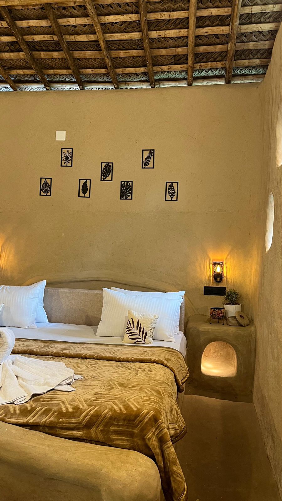 Family cottage interior cozy lighting